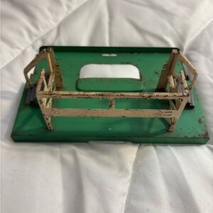 Lionel Train Railroad 3462P Milk Car Platform Green Metal Vintage